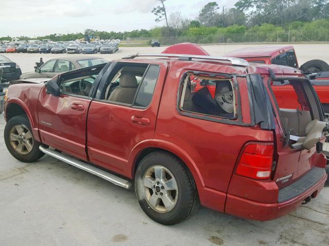 1FMZU75K64UB06770 - 2004 FORD EXPLORER L RED photo 9