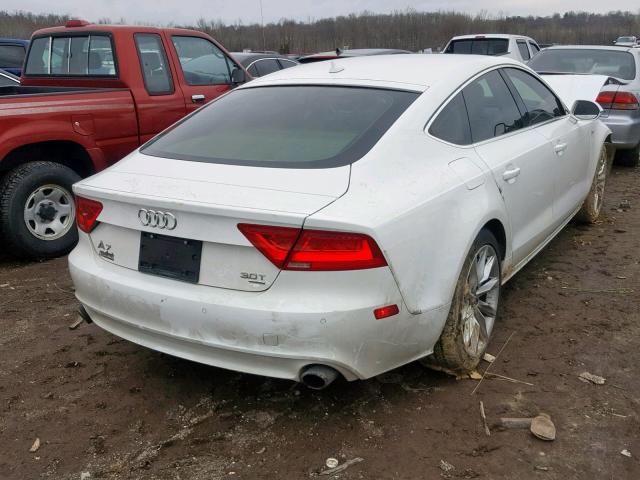 WAUSGAFC6CN002576 - 2012 AUDI A7 PRESTIG WHITE photo 4