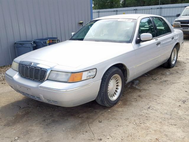 2MEFM75W8YX703569 - 2000 MERCURY GRAND MARQ GRAY photo 2