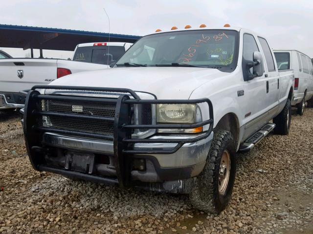 1FTSW31P54EA97709 - 2004 FORD F350 SRW S WHITE photo 2