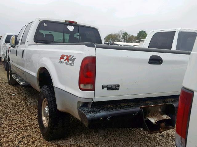 1FTSW31P54EA97709 - 2004 FORD F350 SRW S WHITE photo 3