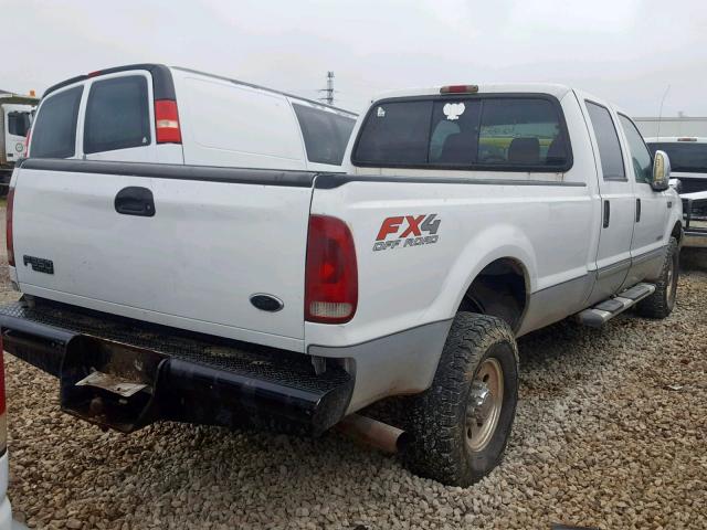 1FTSW31P54EA97709 - 2004 FORD F350 SRW S WHITE photo 4