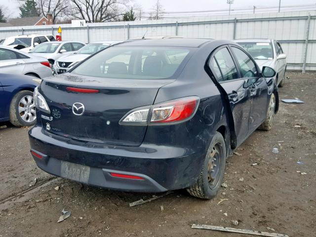 JM1BL1UG7B1360232 - 2011 MAZDA 3 I BLACK photo 4