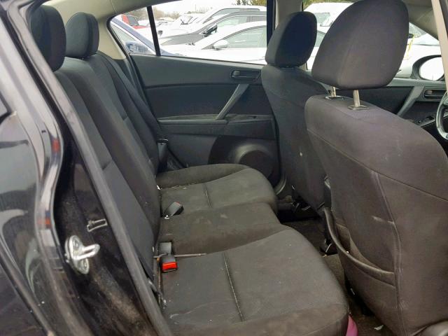 JM1BL1UG7B1360232 - 2011 MAZDA 3 I BLACK photo 6