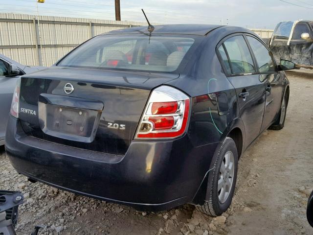 3N1AB61E87L620834 - 2007 NISSAN SENTRA 2.0 BLACK photo 4