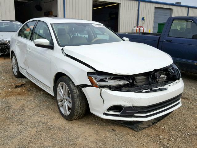 3VWL17AJ4HM225263 - 2017 VOLKSWAGEN JETTA SEL WHITE photo 1