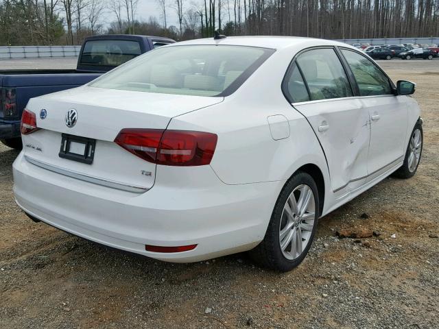 3VWL17AJ4HM225263 - 2017 VOLKSWAGEN JETTA SEL WHITE photo 4