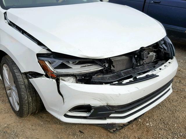 3VWL17AJ4HM225263 - 2017 VOLKSWAGEN JETTA SEL WHITE photo 9