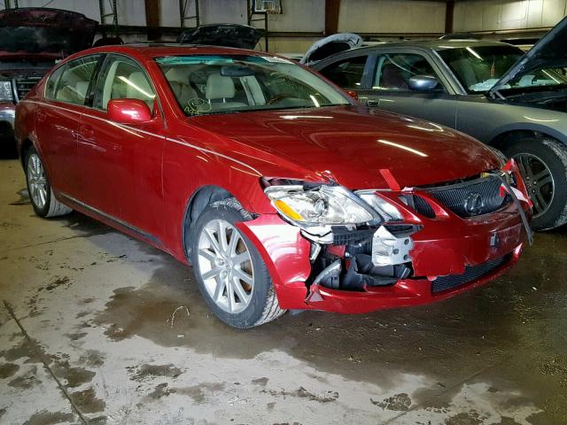 JTHCH96S960002453 - 2006 LEXUS GS GENERAT RED photo 1