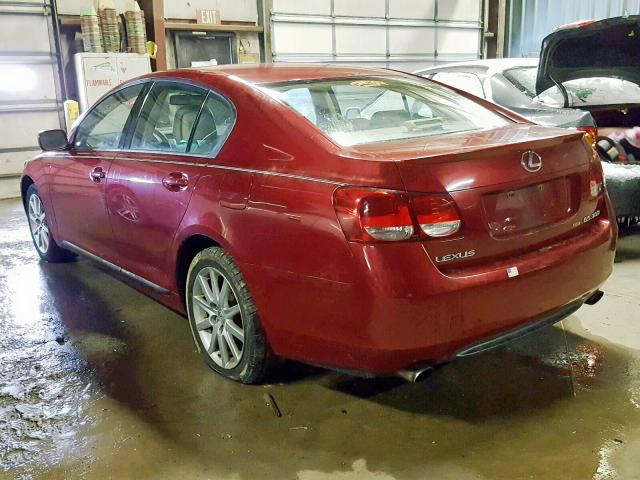 JTHCH96S960002453 - 2006 LEXUS GS GENERAT RED photo 3