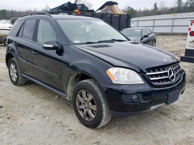 4JGBB86E37A245301 - 2007 MERCEDES-BENZ ML 350 BLACK photo 1