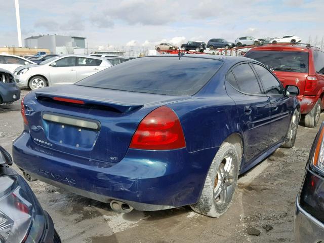 2G2WR554261184156 - 2006 PONTIAC GRAND PRIX BLUE photo 4