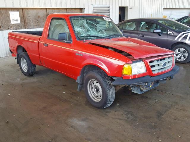 1FTYR10D23TA07679 - 2003 FORD RANGER RED photo 1