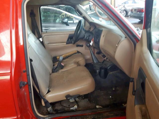 1FTYR10D23TA07679 - 2003 FORD RANGER RED photo 5