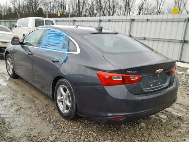 1G1ZB5ST7HF181489 - 2017 CHEVROLET MALIBU LS GRAY photo 3