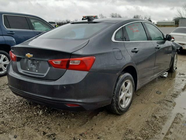 1G1ZB5ST7HF181489 - 2017 CHEVROLET MALIBU LS GRAY photo 4