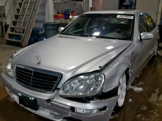 WDBNG84J06A481758 - 2006 MERCEDES-BENZ S 500 4MAT SILVER photo 2