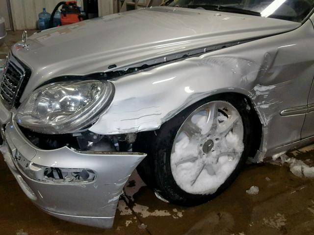 WDBNG84J06A481758 - 2006 MERCEDES-BENZ S 500 4MAT SILVER photo 9