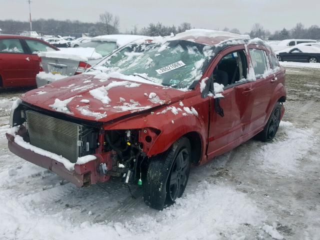 1B3HB48AX9D179950 - 2009 DODGE CALIBER SX RED photo 2