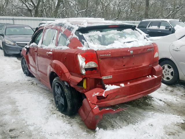 1B3HB48AX9D179950 - 2009 DODGE CALIBER SX RED photo 3