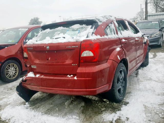 1B3HB48AX9D179950 - 2009 DODGE CALIBER SX RED photo 4