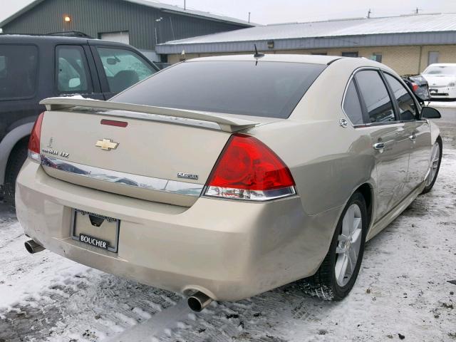 2G1WU57M691225182 - 2009 CHEVROLET IMPALA LTZ GOLD photo 4