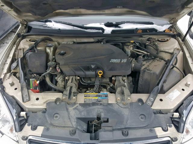 2G1WU57M691225182 - 2009 CHEVROLET IMPALA LTZ GOLD photo 7