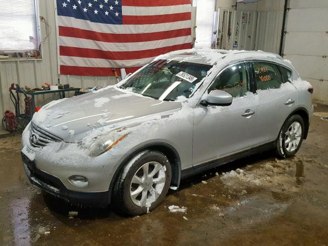 JN1AJ0HR2AM753806 - 2010 INFINITI EX35 BASE SILVER photo 2