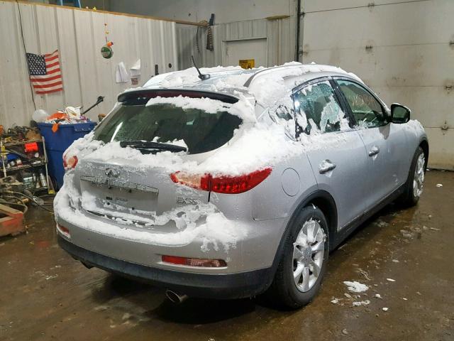 JN1AJ0HR2AM753806 - 2010 INFINITI EX35 BASE SILVER photo 4