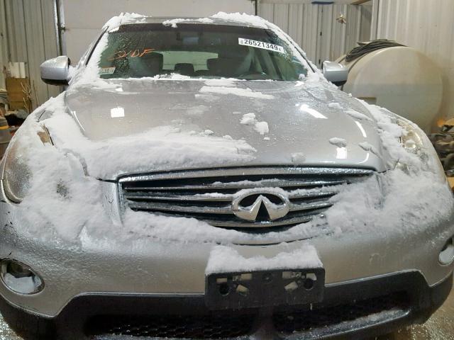 JN1AJ0HR2AM753806 - 2010 INFINITI EX35 BASE SILVER photo 9