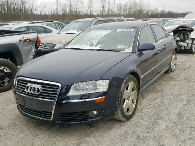 WAUML44E86N016574 - 2006 AUDI A8 L QUATT BLUE photo 2