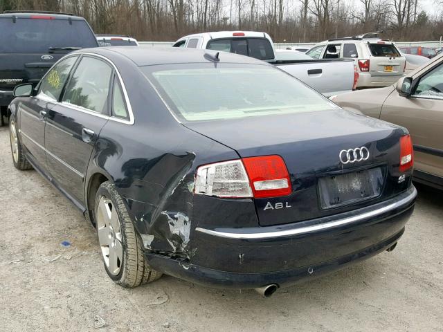 WAUML44E86N016574 - 2006 AUDI A8 L QUATT BLUE photo 3