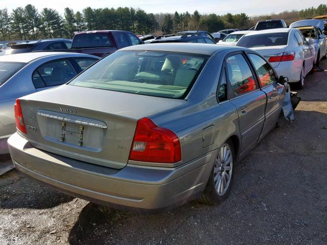 YV1TH592361444798 - 2006 VOLVO S80 2.5T GRAY photo 4