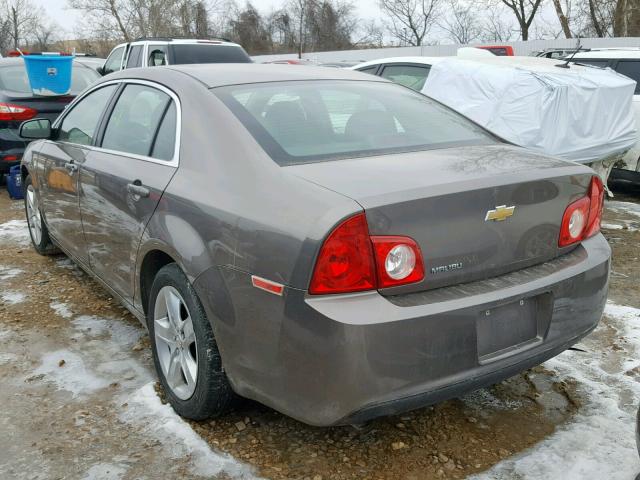 1G1ZA5EU5CF294244 - 2012 CHEVROLET MALIBU LS BEIGE photo 3