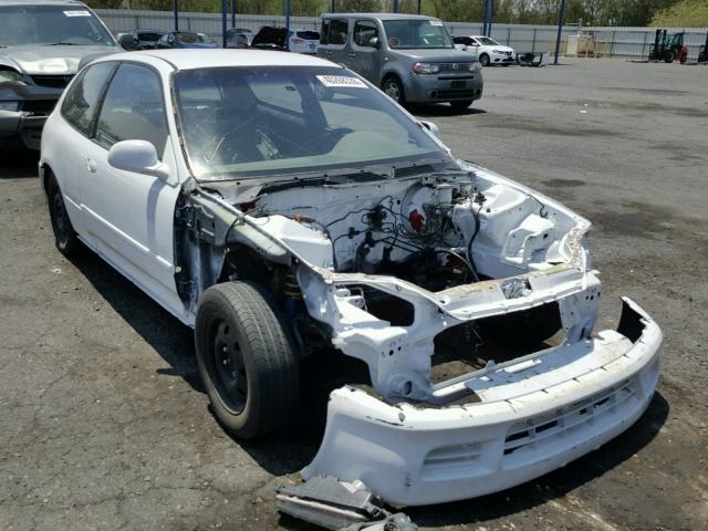 2HGEH2454NH532632 - 1992 HONDA CIVIC DX WHITE photo 1