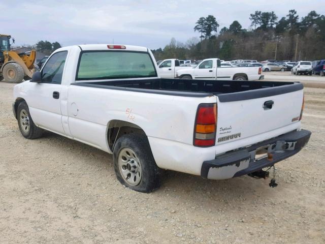 1GTEC14X25Z162158 - 2005 GMC NEW SIERRA WHITE photo 3