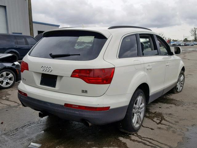 WA1AY74L48D002424 - 2008 AUDI Q7 3.6 QUA WHITE photo 4