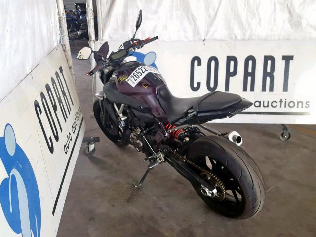 JYARM06Y3FA000470 - 2015 YAMAHA FZ07 C PURPLE photo 3