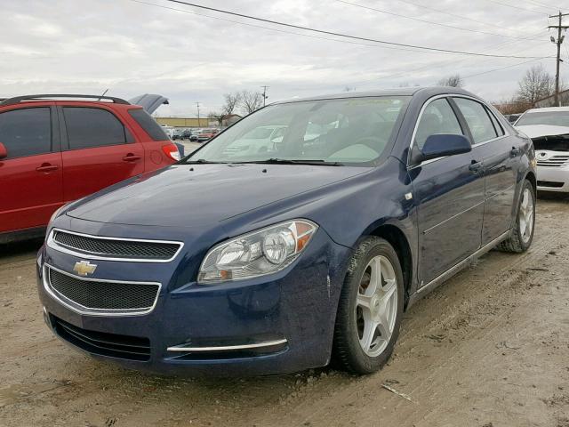 1G1ZH57B884254363 - 2008 CHEVROLET MALIBU 1LT ლურჯი ფოტო 2