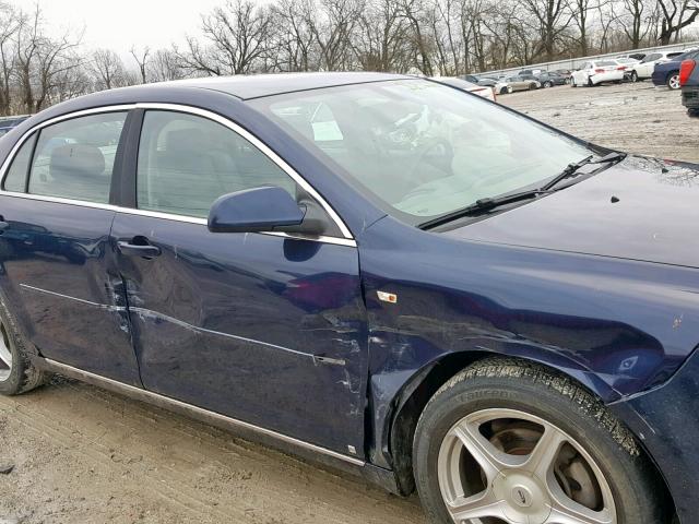 1G1ZH57B884254363 - 2008 CHEVROLET MALIBU 1LT ლურჯი ფოტო 9