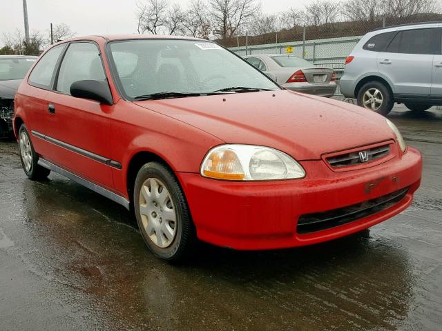 2HGEJ6448WH103840 - 1998 HONDA CIVIC DX RED photo 1