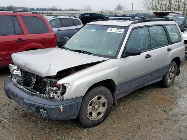 JF1SF6351XH737226 - 1999 SUBARU FORESTER L SILVER photo 2