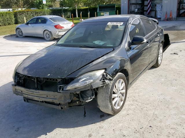 1YVHZ8CHXB5M22821 - 2011 MAZDA 6 I BLACK photo 2