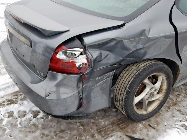 2G2WR524041218922 - 2004 PONTIAC GRAND PRIX GRAY photo 9