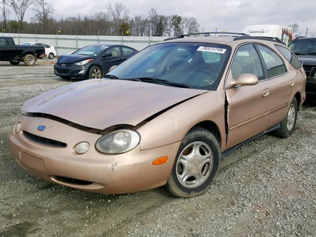 1FALP57U0TA155425 - 1996 FORD TAURUS GL GOLD photo 2