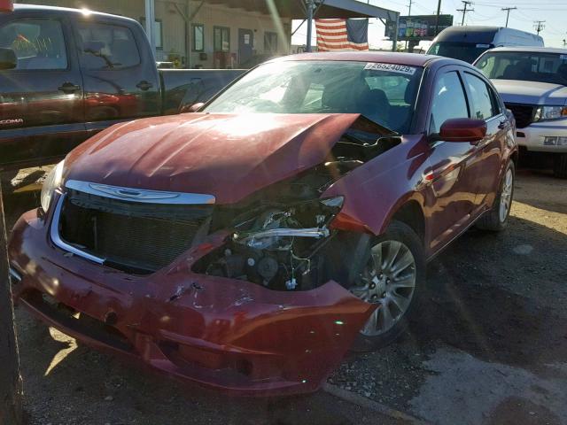 1C3CCBAB0EN212945 - 2014 CHRYSLER 200 LX RED photo 9