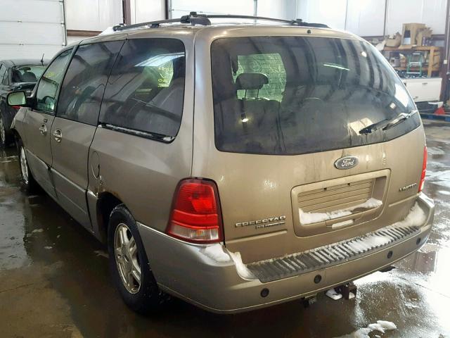 2FMDA58264BB00881 - 2004 FORD FREESTAR L GOLD photo 3