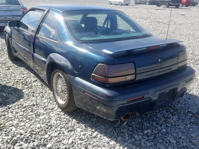 1G2WJ12M4RF260123 - 1994 PONTIAC GRAND PRIX GREEN photo 3
