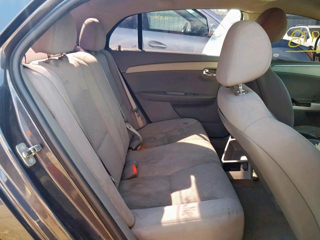 1G1ZA5EU7BF165467 - 2011 CHEVROLET MALIBU LS GRAY photo 6