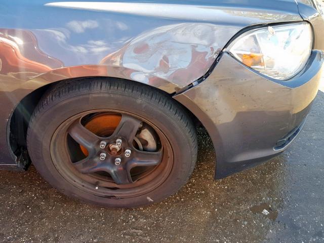 1G1ZA5EU7BF165467 - 2011 CHEVROLET MALIBU LS GRAY photo 9